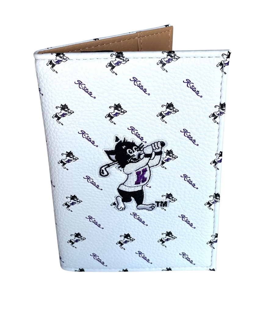 K-State Micro Print Scorecard Holder (White)