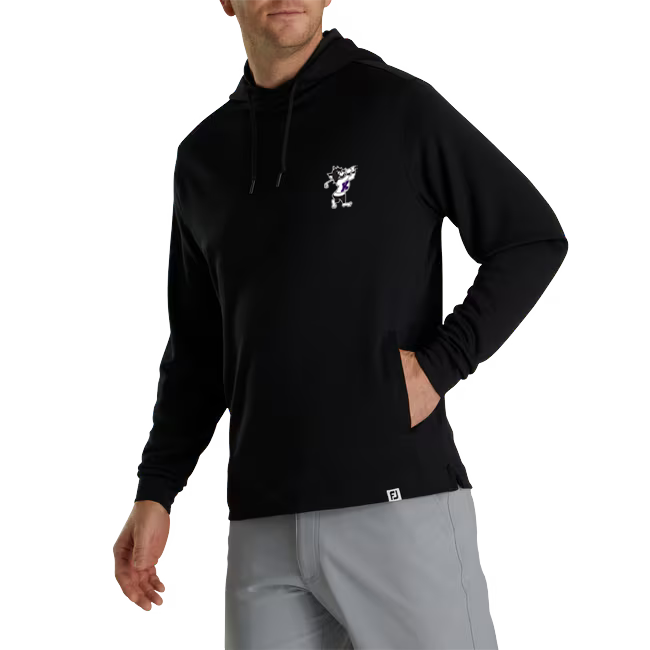 K-State FootJoy Lightweight Hoodie (Black)