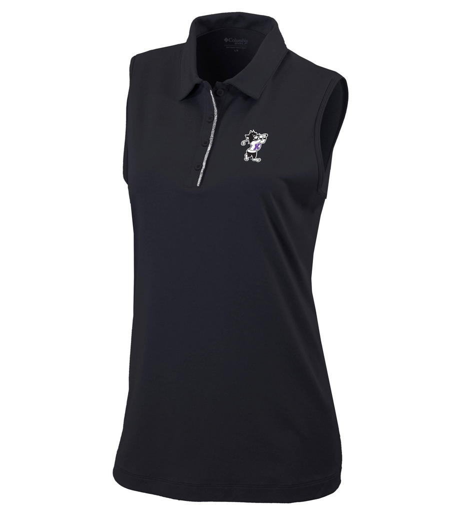 K-State Columbia Women's Tend the Ball Polo (Black)