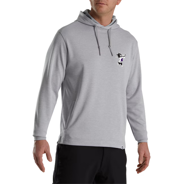 K-State FootJoy Lightweight Hoodie (Heather Grey