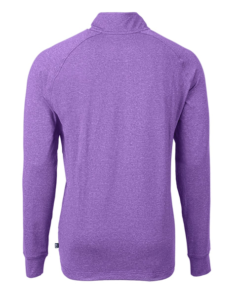 K-State Cutter & Buck Adapt Eco Heather 1/4 Zip