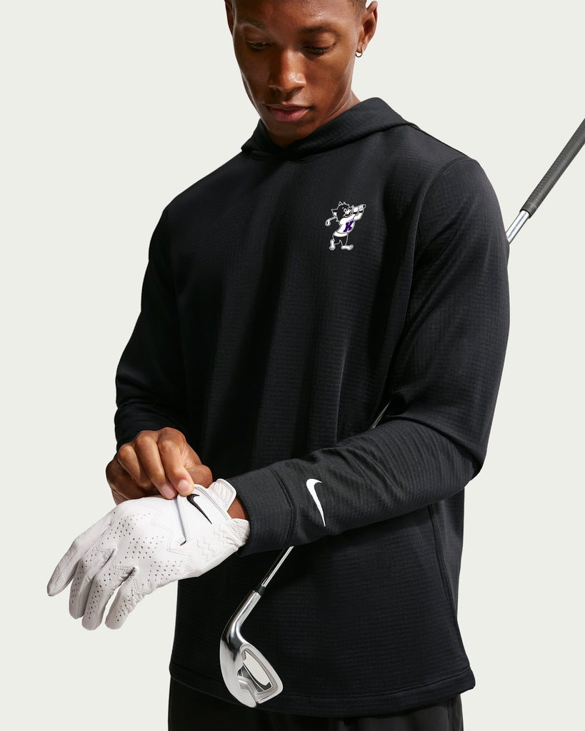 K-State Nike Velocity Therma-FIT Golf Hoodie (Black)