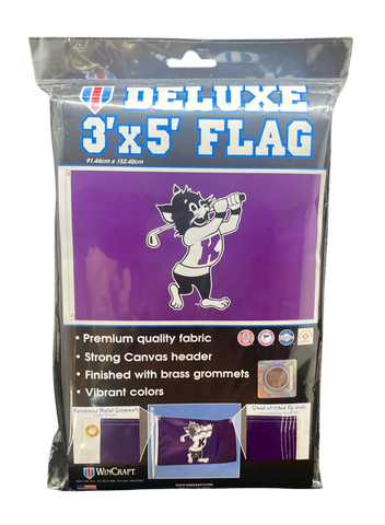 K-State Golfing Willie 3x5 Flag