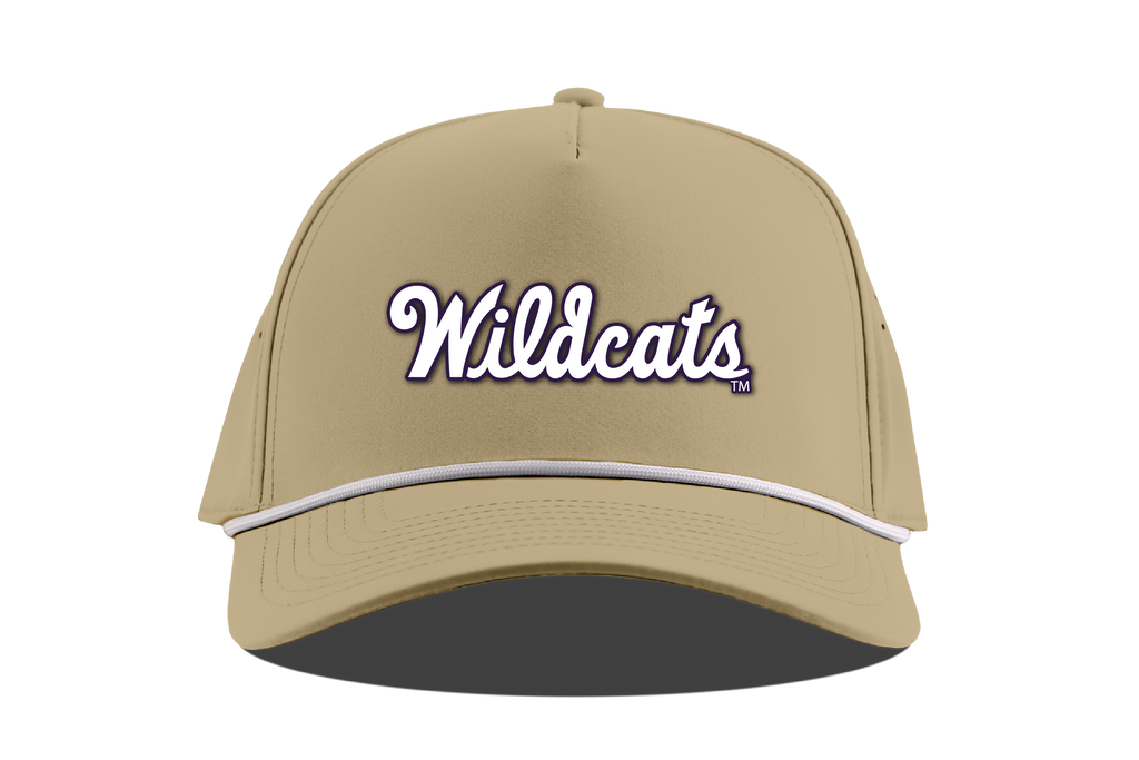 K-State Wildcats Script 5-Panel Rope (Desert)