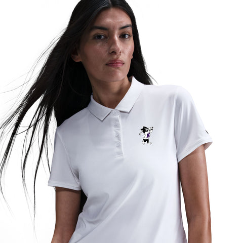 K-State Nike Women's Victory SS Golf Polo (White)