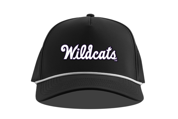 K-State Wildcats Script 5-Panel Rope (Black)