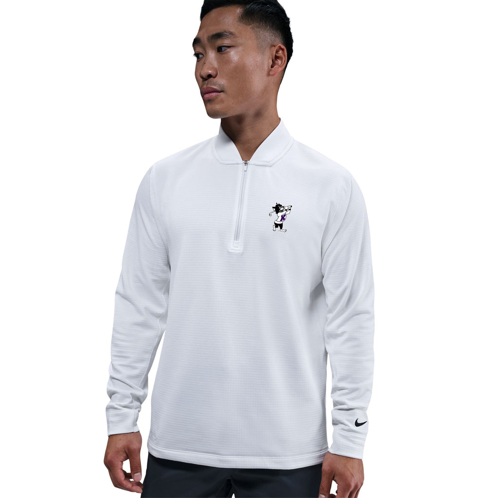 K-State Nike Velocity Therma-FIT Golf 1/2 Zip (White)