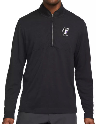K-State NIKE UV Dri-FIT Victory Half Zip (Black)