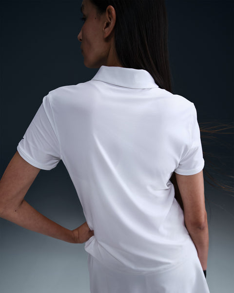 K-State Nike Women's Victory SS Golf Polo (White)
