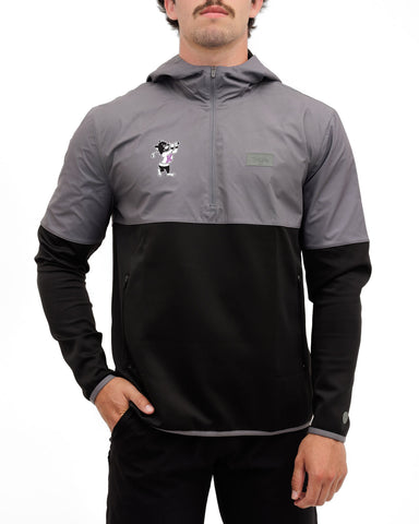 K-State Waggle Zenith Zip Hoodie (Ash)