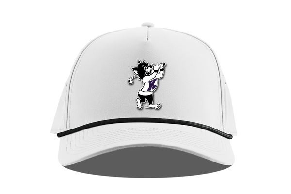 K-State Golfing Willie 5 Panel Rope (White)
