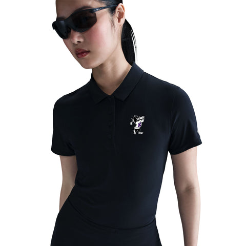 K-State Nike Women's Victory SS Golf Polo (Black)