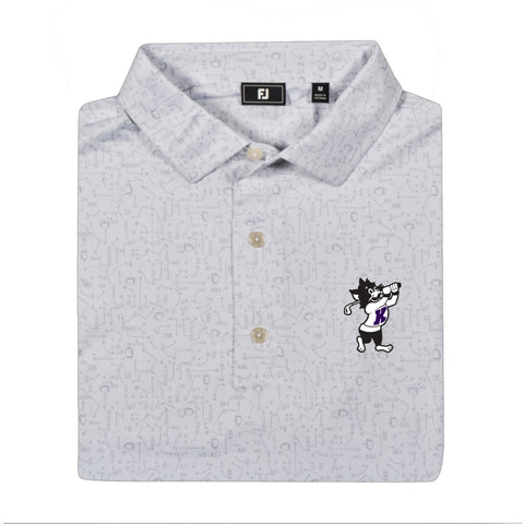 K-State FootJoy X and O Print (White/Fog)
