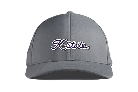K-State Golf Script Curved Performance (Slate)