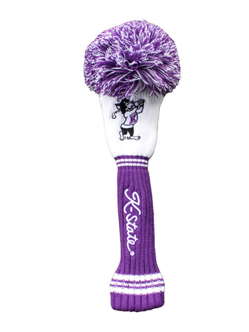 K-State Pom Driver Headcover (Purple/White)