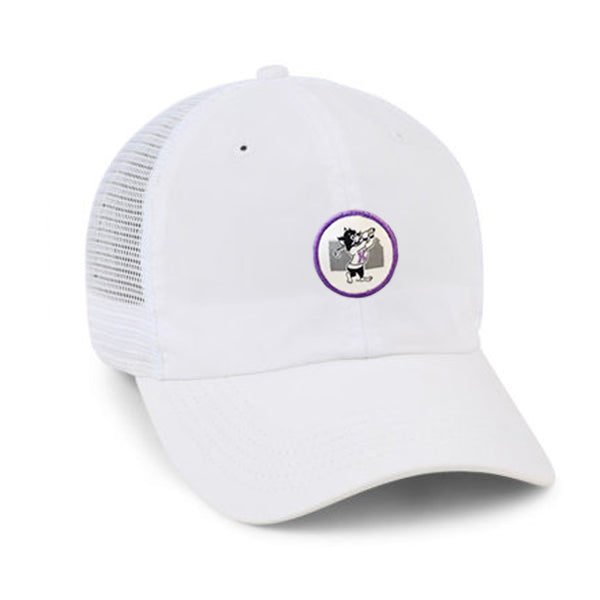 K-State KS Patch Unstructured Meshback (White)