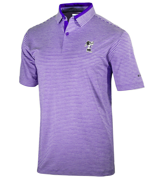 K-State COLUMBIA Omni-Wick Stroll Polo (Purple)