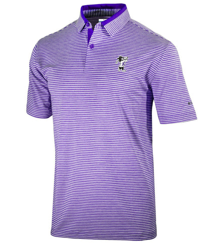 K-State COLUMBIA Omni-Wick Stroll Polo (Purple)
