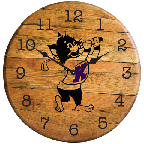 Oak Barrel Clock