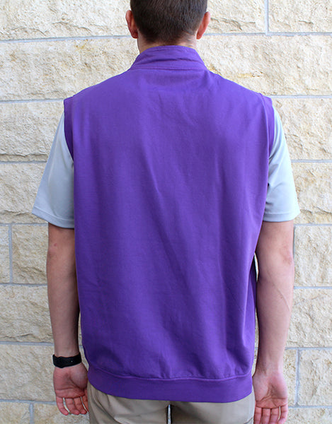 Powercat Blended Cotton Melange Vest (Purple)