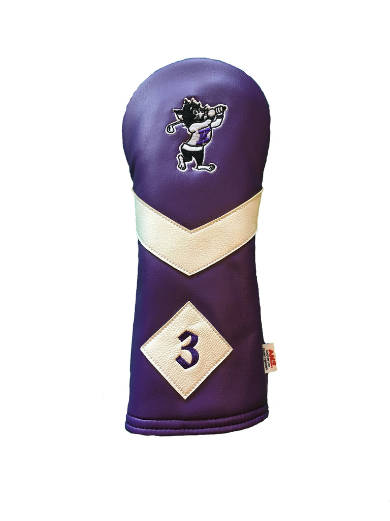 K-State 3 Wood Headcover  (Purple)