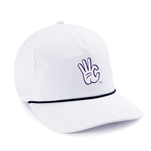 K-State 'Cats Hand Performance Rope Hat (White/White)
