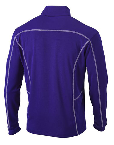 K-State Columbia Omni-Wick Shotgun 1/4 Zip (Purple)